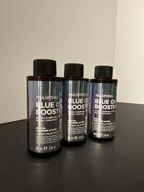 Lot of 3 Paul Mitchell Blonde Blue Oil Lightener System Blue Oil Booster 2 fl. o